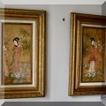 A18. MOK paintings on cork. "Oriental Princess" 